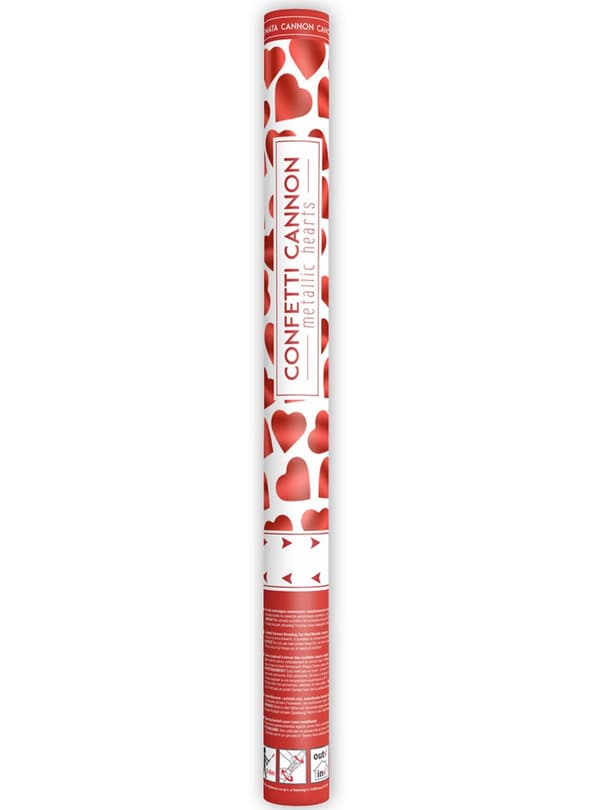 Konfettikanon med hjärtan - Valentine Collection