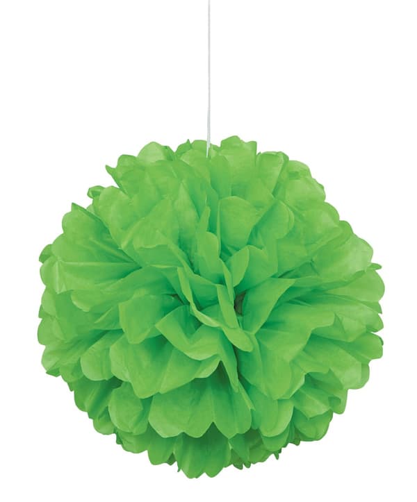 Pompom dekorativ limegrön - Kollektion Basfärger