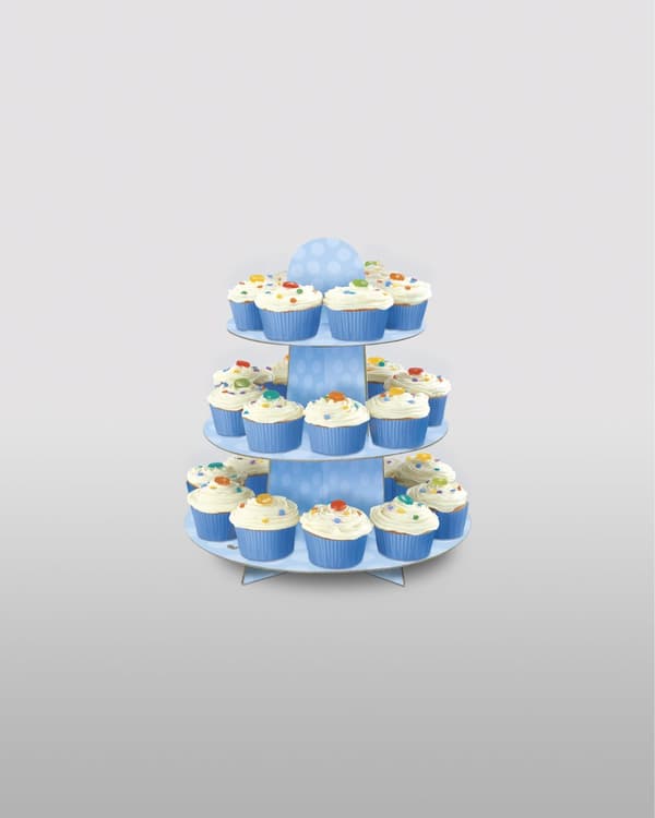 Cupcakeställning stor blå