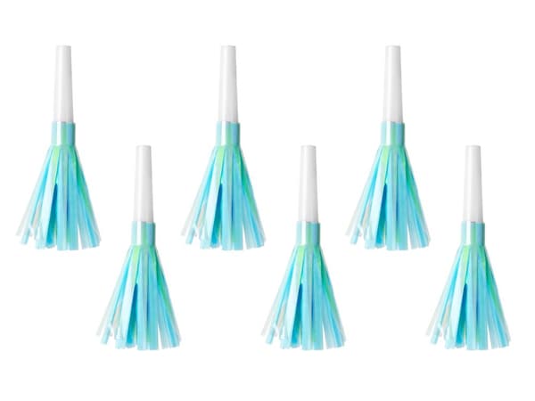 6 blåsormar blå - Unicorn