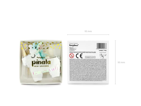 Mini enhjørning pinata - Unicorn