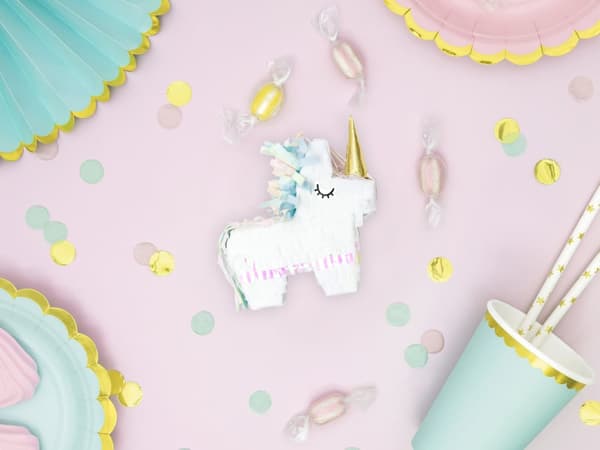 Mini piñata enhörning – Unicorn