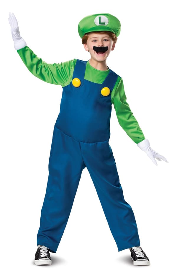 Disfraz de Luigi Deluxe para niño - Super Mario Bros