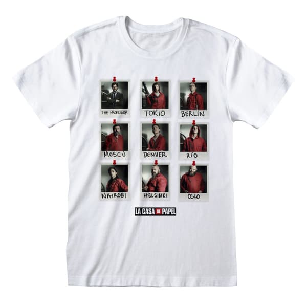 Papirhuset T-shirt voksne i hvid