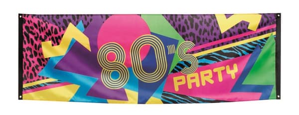 80'er fest plakat