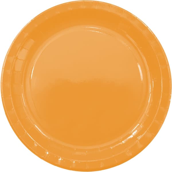 8 tallrikar Orange Solid (23 cm)