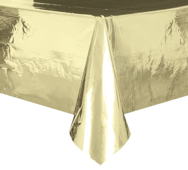 Rektangulær guld dug - Basic Christmas