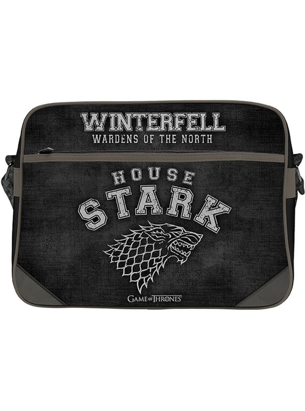 Musta Game of Thrones Stark -Lähettilaukku