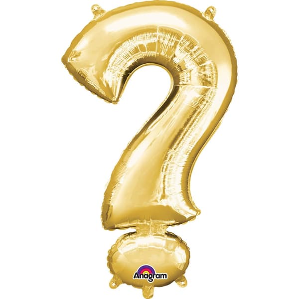 Guld ? ballon på 40 cm