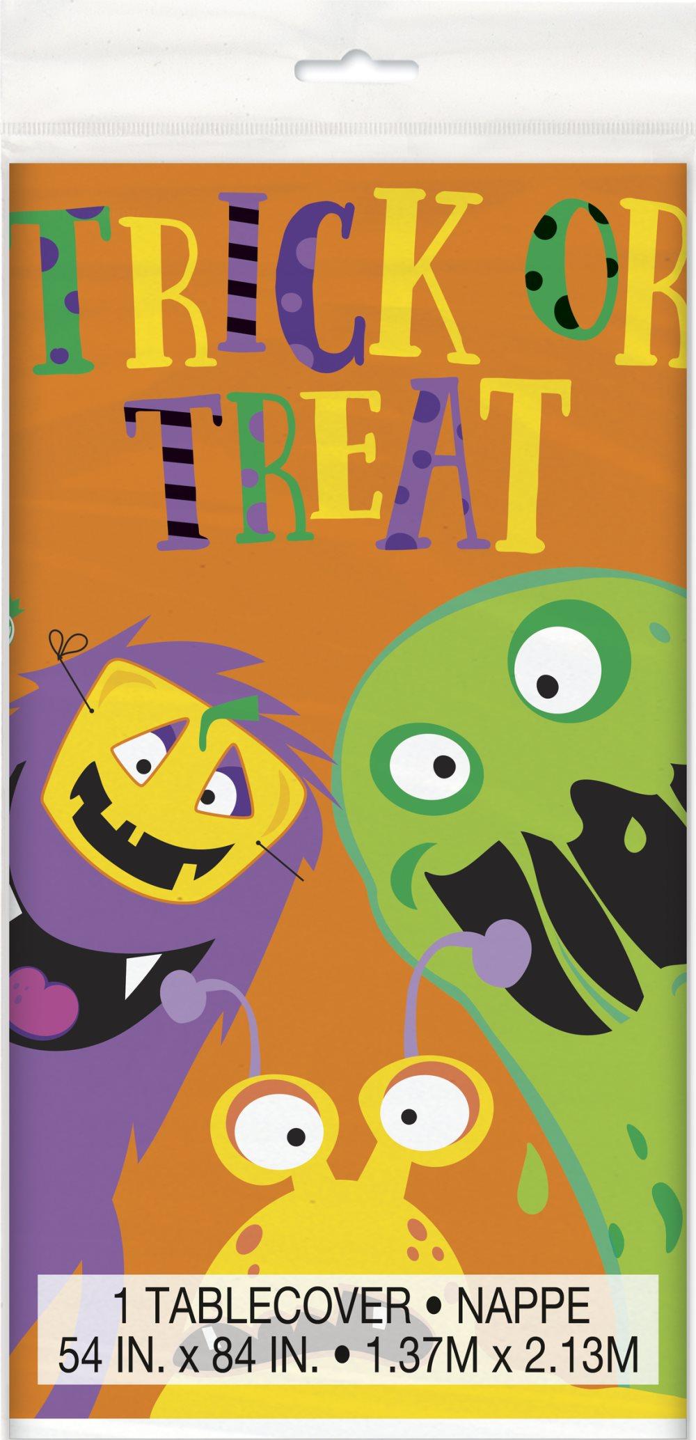 Duk rektangulär monster för barn - Silly Halloween Monsters