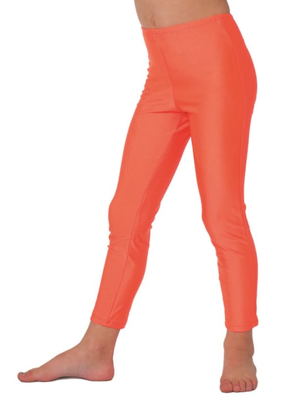Leggings disco 70-tal orange barn