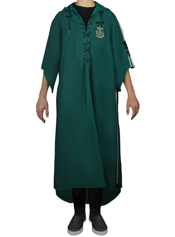 Robe Harry Potter Slytherin Quidditch för barn (officiell replika Collectors)