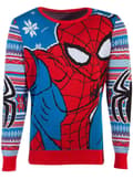 Miniatyrbild 2 av 2: Spiderman jumper jultema för vuxen unisex - Marvel