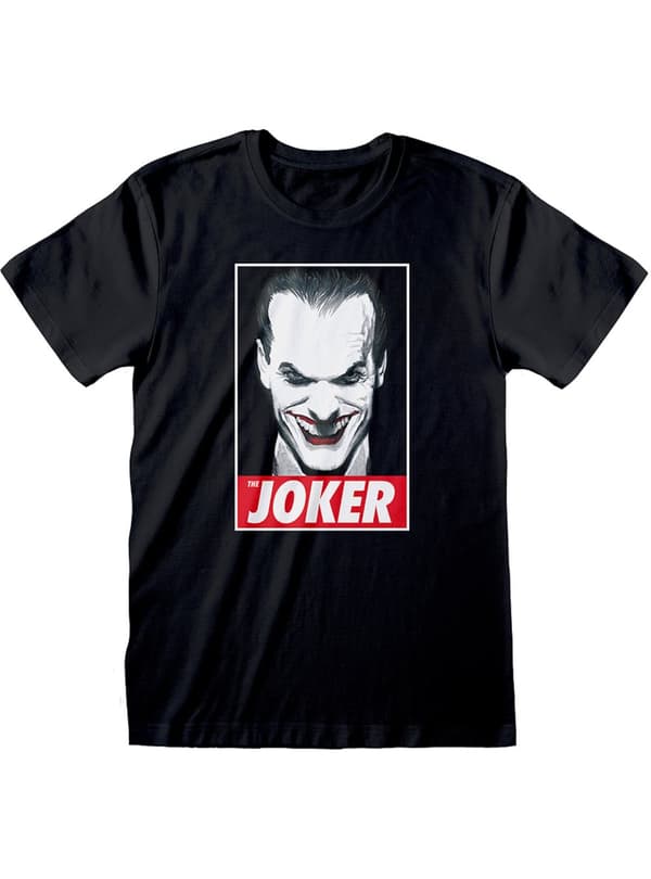 Joker T-shirt til mænd i sort - DC Comics