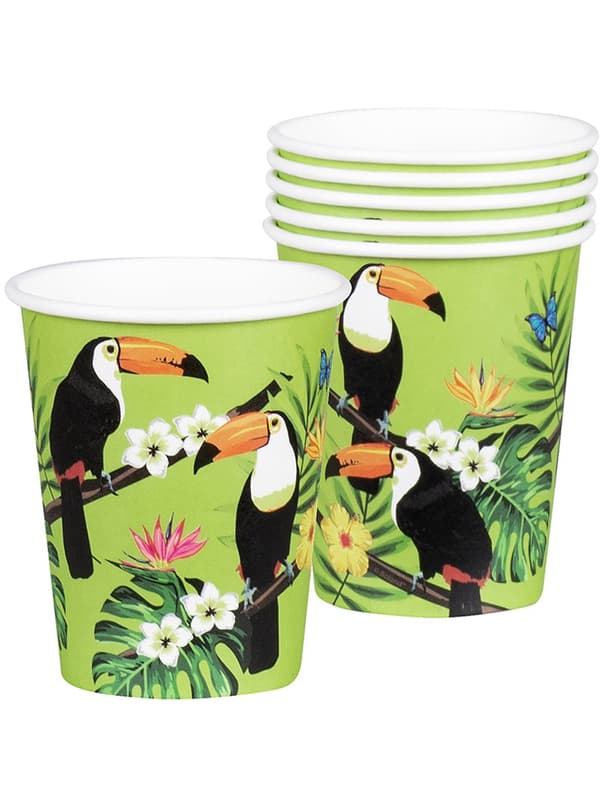 6 tukaanilippukangasköynös - Toucan Party