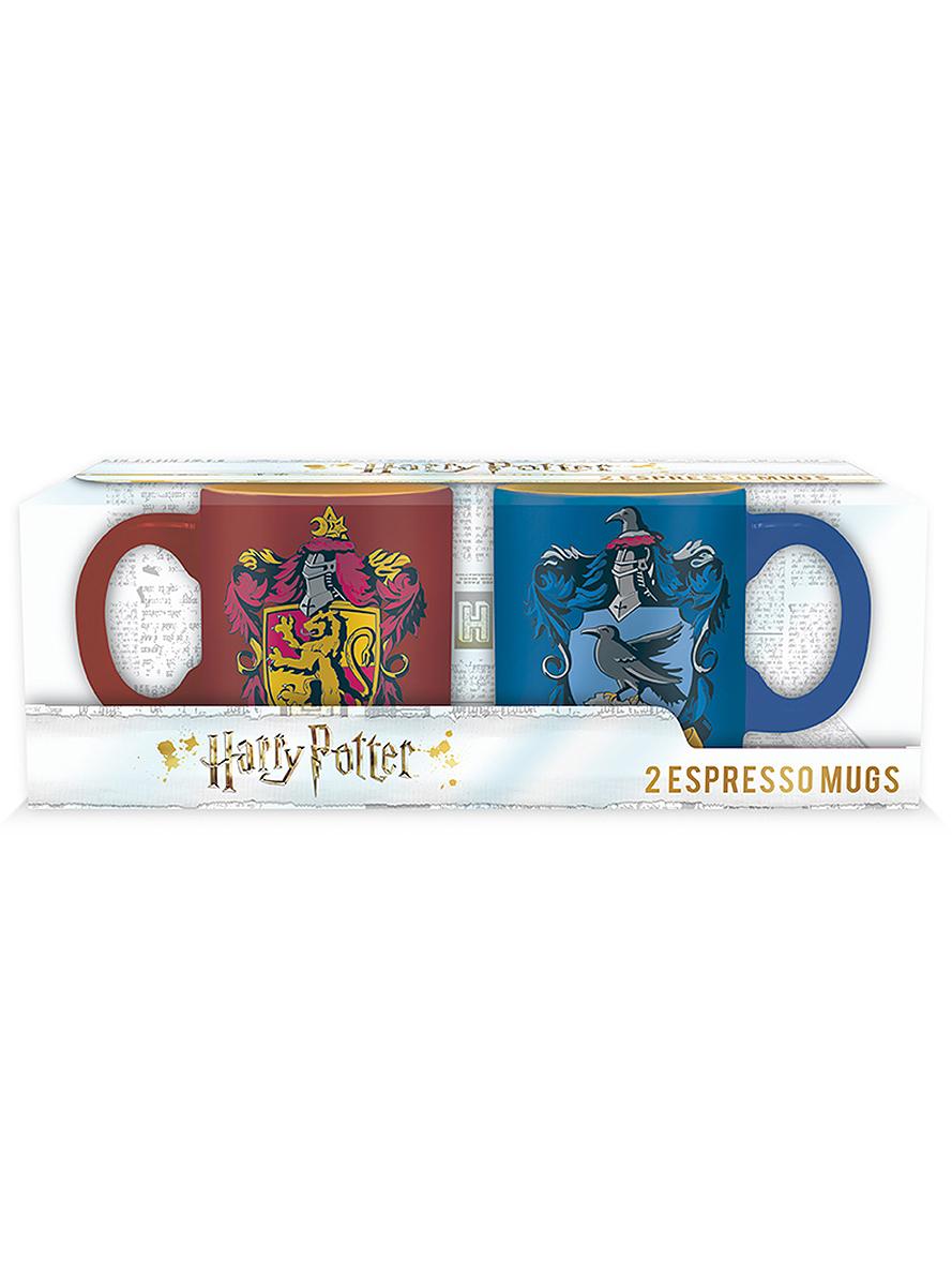 2 Gryffindor och Ravenclaw Espresso muggar - Harry Potter