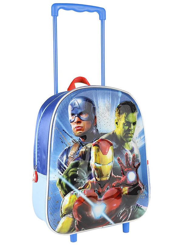 Avengers 3D metallisk ryggsäck med hjul