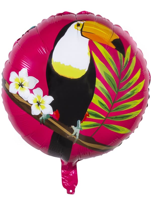 Folieballong med tukan to farger (45 cm) - Tukan Fest