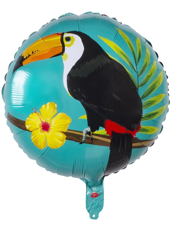 Folieballong med tukan to farger (45 cm) - Tukan Fest