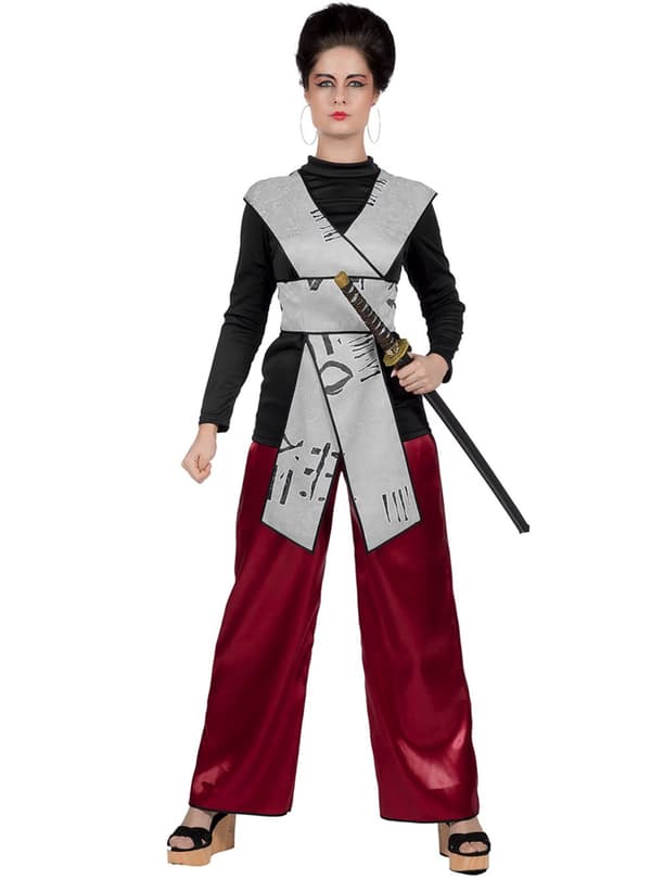 Samurai kostume til kvinder