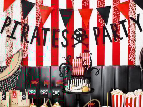"Pirates Party" guirlande med kranier - Pirates Party