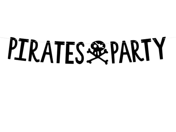 "Pirates Party" guirlande med kranier - Pirates Party