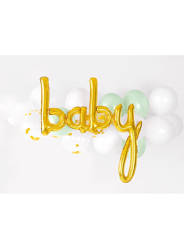Ballong Baby roséguldfärgad (73 cm)