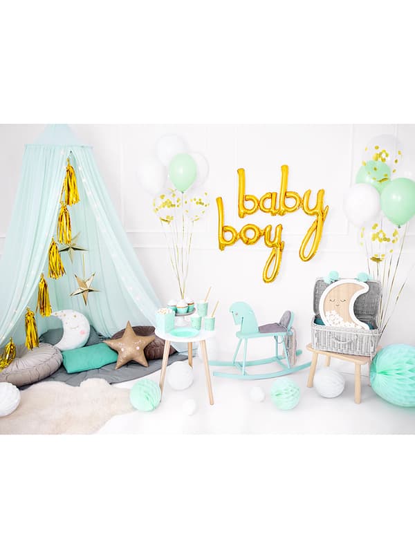 Ballong Baby roséguldfärgad (73 cm)