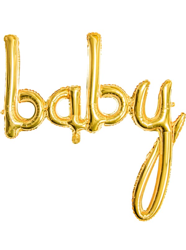 Ballong Baby roséguldfärgad (73 cm)