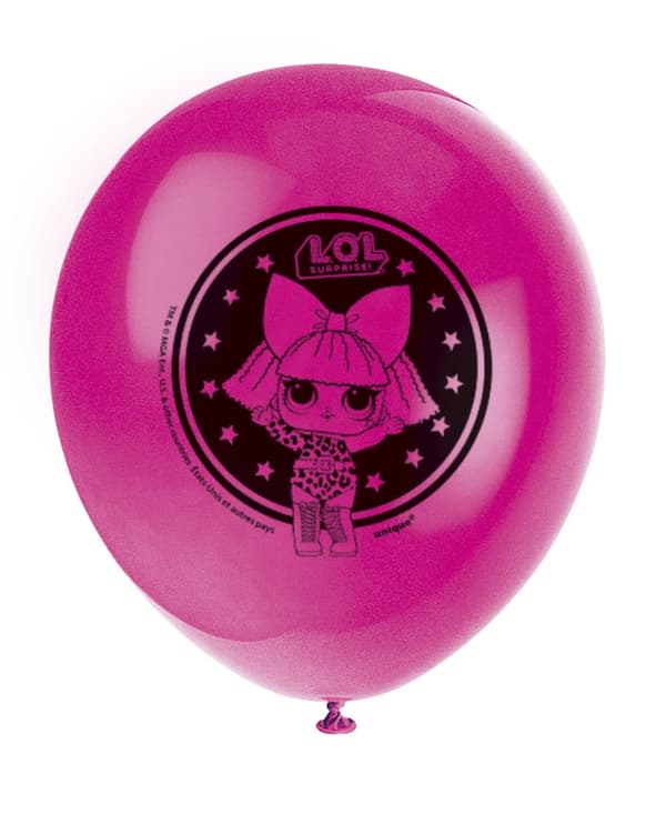8 LOL Surprise latexballoner (47cm) - LOL Friends