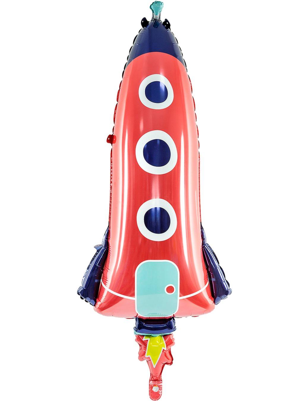 Raketformad Folieballong (115cm) - Space's Party