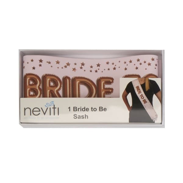 Rosenguld "Bride to be" skærf - Bride Squad