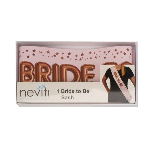 Rosenguld "Bride to be" skærf - Bride Squad