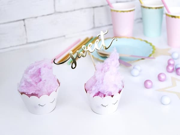 6 Kuppikakkuvuokaa Yhteensopivilla Pastellinväreillä - Unicorn Collection