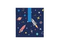 Miniatyrbild 1 av 7: 6 påsar med flerfärgat rymdtryck i papper - Space Party