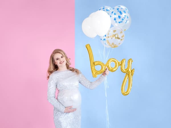 Gylden Dreng Ballon (73 cm)