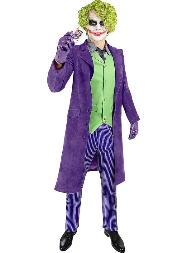 The Dark Knight Joker Maskeraddräkt för vuxen - Diamond Edition