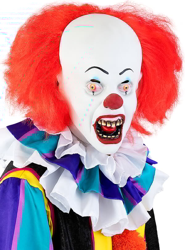 Funidelia | Pennywise-Naamio - IT VIRALLINEN naisille ja miehille ▶ Pennywise, Kauhuelokuvat, Killer clown, Kauhu, asusteet asuihin