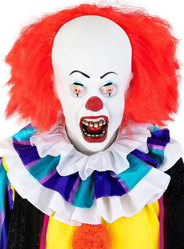 Funidelia | Pennywise-Naamio - IT VIRALLINEN naisille ja miehille ▶ Pennywise, Kauhuelokuvat, Killer clown, Kauhu, asusteet asuihin