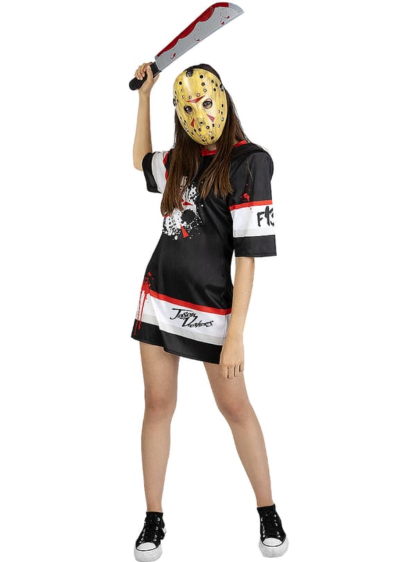Fredag den 13. Jason Hockey Kostume til Kvinder