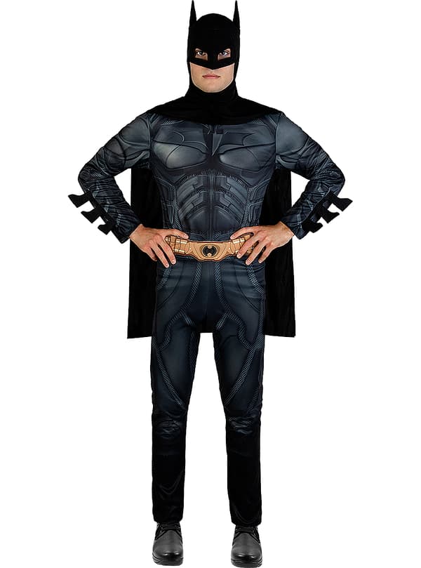Funidelia | Batman Maskeraddräkt - The Dark Knight OFFICIELLA för herr ▶ The Dark Knight, Superhjältar, DC Comics, Läderlappen