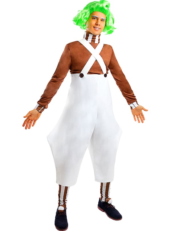Oompa Loompa Maskeraddräkt - Charlie och Chokladfabriken