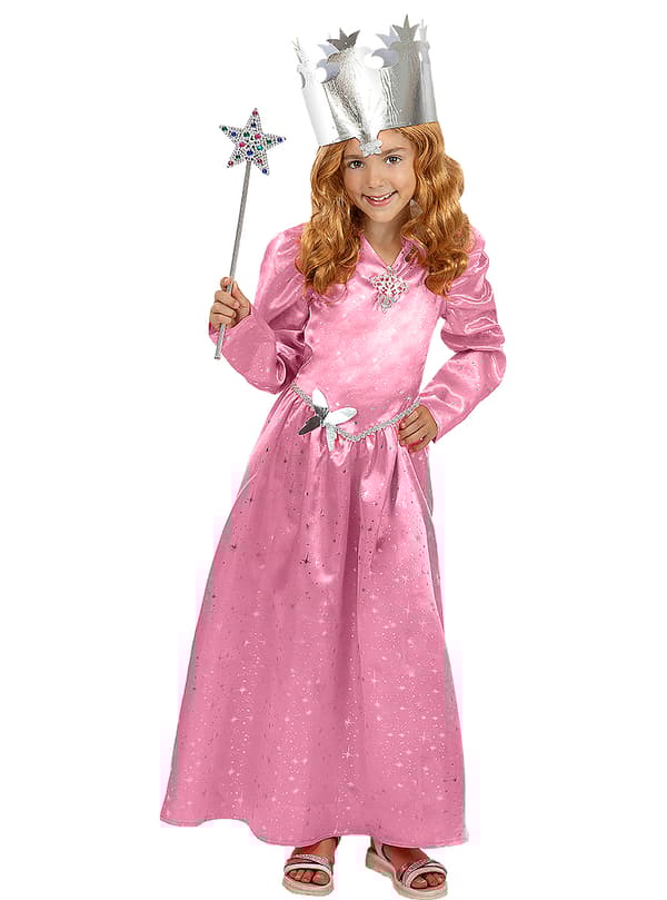 Glinda den Gode Heks Kostume til Piger - Troldmanden fra Oz