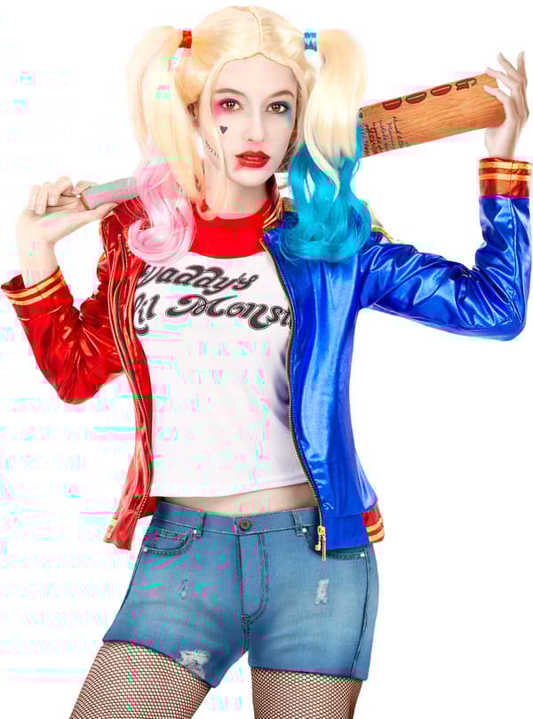 Funidelia | Harley Quinn Asusetti - Suicide Squad VIRALLINEN naisille koko XS ▶ Supersankarit, DC Comics, Suicide Squad, Pahikset