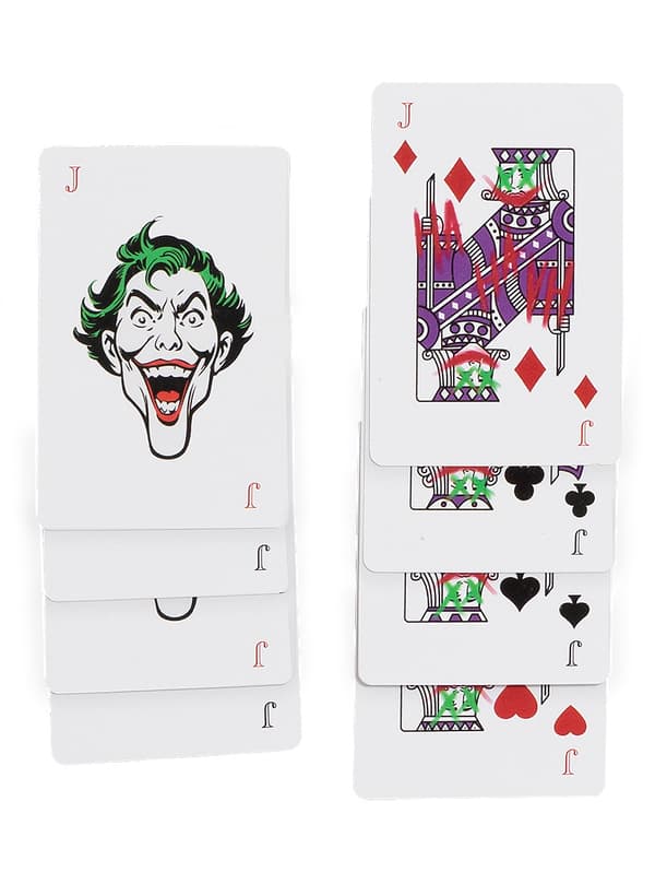 Funidelia | Kortlek Joker - Batman OFFICIELLA för dam och herr ▶ Superhjältar, DC Comics, Skurkar, accessoarer för maskeraddräkter