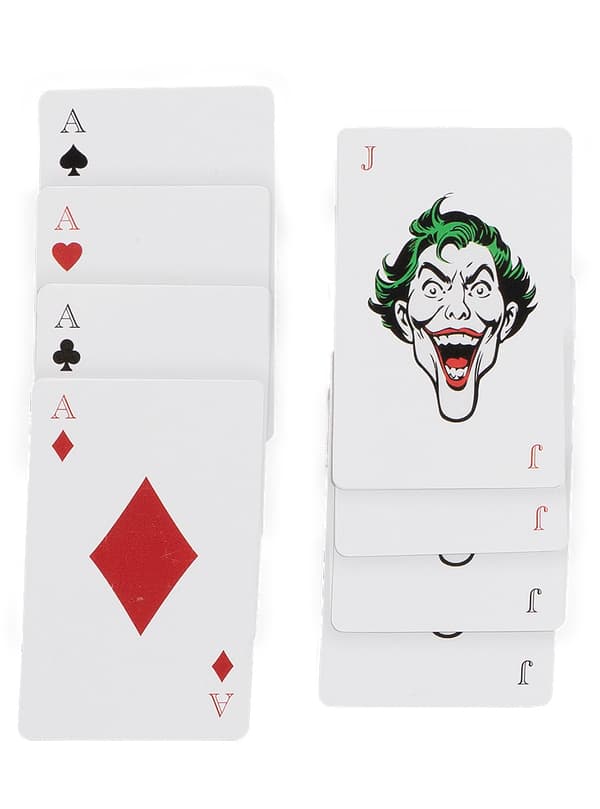 Funidelia | Kortlek Joker - Batman OFFICIELLA för dam och herr ▶ Superhjältar, DC Comics, Skurkar, accessoarer för maskeraddräkter