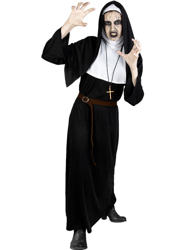 Funidelia | Valak Nunna Asu VIRALLINEN naisille ja miehille ▶ The Nun, Kauhuelokuvat, Kauhu