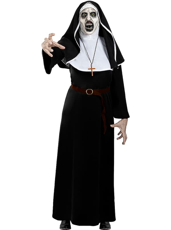 Funidelia | Valak Nunna Asu VIRALLINEN naisille ja miehille ▶ The Nun, Kauhuelokuvat, Kauhu