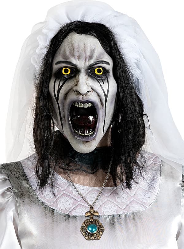 Funidelia | Deluxe La Llorona Naamio VIRALLINEN naisille ja miehille ▶ Kauhuelokuvat, The Warren Files, Halloween, Kauhu, asusteet asuihin