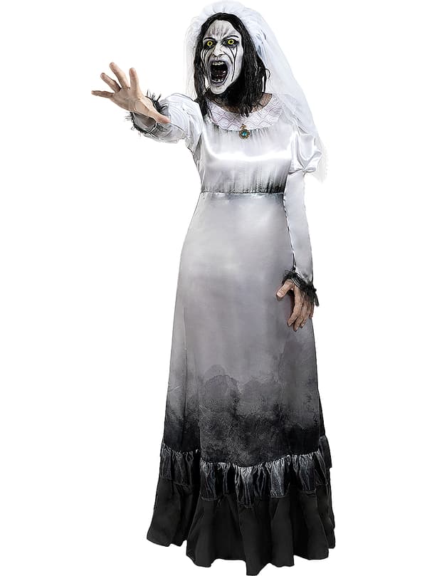Funidelia | Deluxe La Llorona Naamio VIRALLINEN naisille ja miehille ▶ Kauhuelokuvat, The Warren Files, Halloween, Kauhu, asusteet asuihin